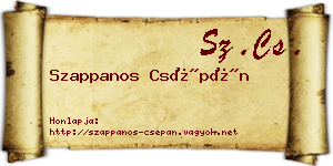 Szappanos Csépán névjegykártya